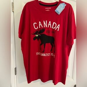 Red Canada "The Coolest Place" Graphic T-Shirt